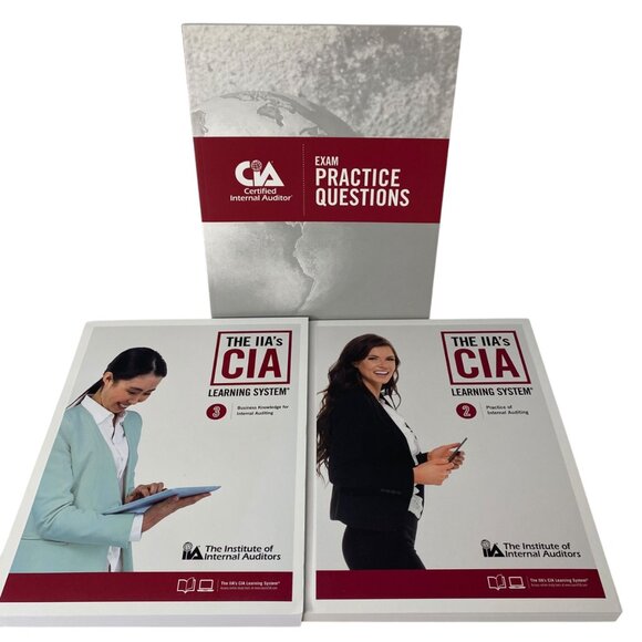 The IIAs CIA Learning System 2 and 3 Exam Practice Questions Books 2018 Edition - Picture 1 of 5